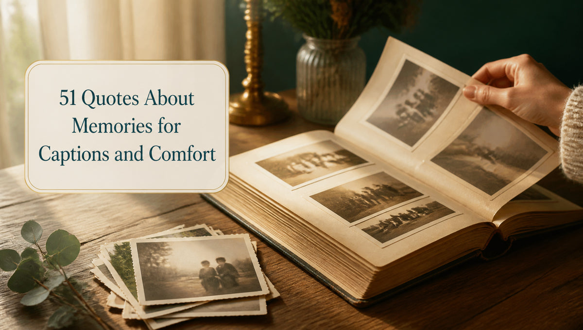 51 Quotes About Memories for Captions and Comfort