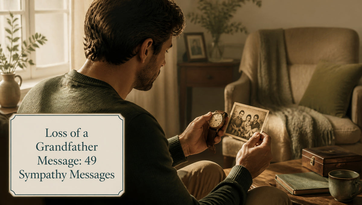 Loss of a Grandfather Message: 49 Sympathy Messages