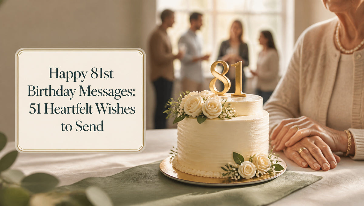Happy 81st Birthday Messages: 51 Heartfelt Wishes to Send
