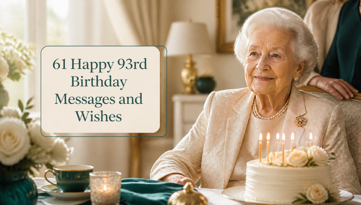 61 Happy 93rd Birthday Messages and Wishes
