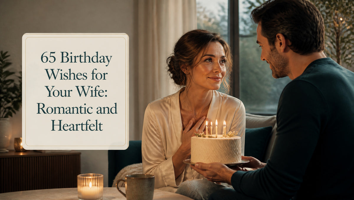 65 Birthday Wishes for Your Wife: Romantic and Heartfelt