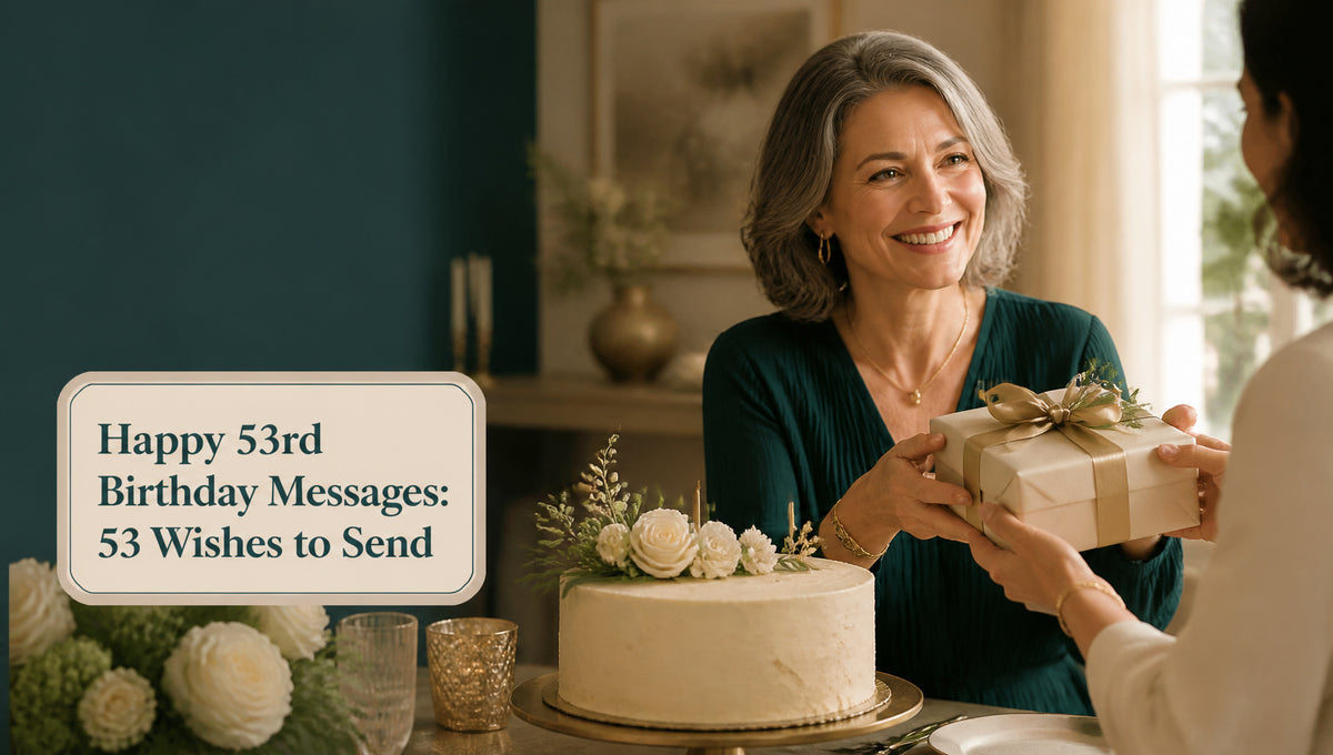 Happy 53rd Birthday Messages: 53 Wishes to Send