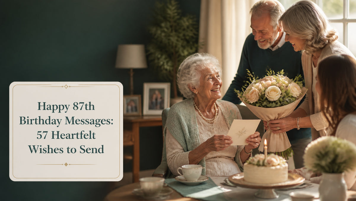 Happy 87th Birthday Messages: 57 Heartfelt Wishes to Send