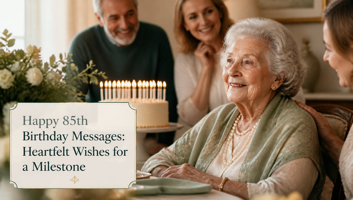 Happy 85th Birthday Messages: Heartfelt Wishes for a Milestone