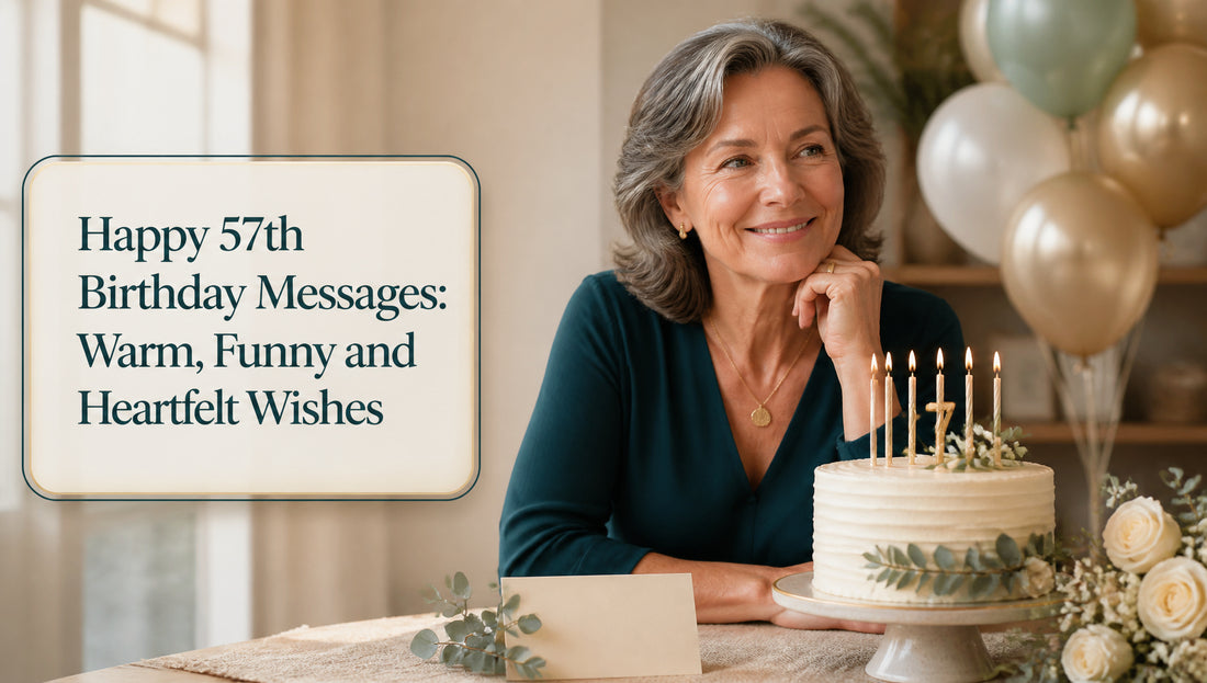 Happy 57th Birthday Messages: Warm, Funny and Heartfelt Wishes