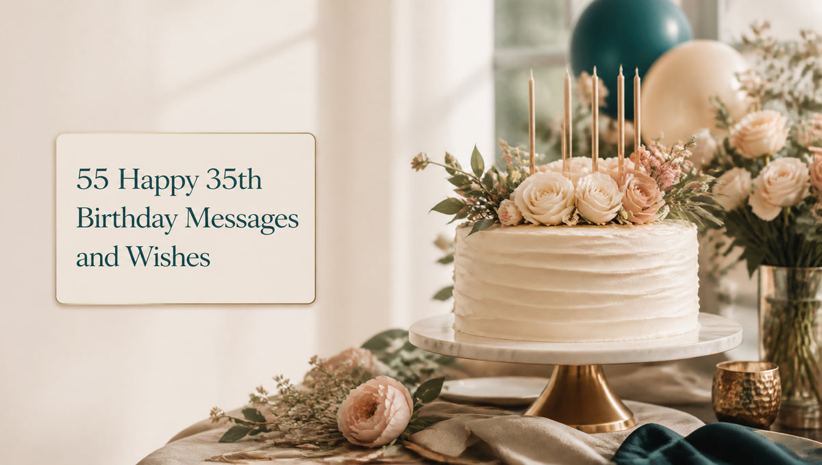 55 Happy 35th Birthday Messages and Wishes