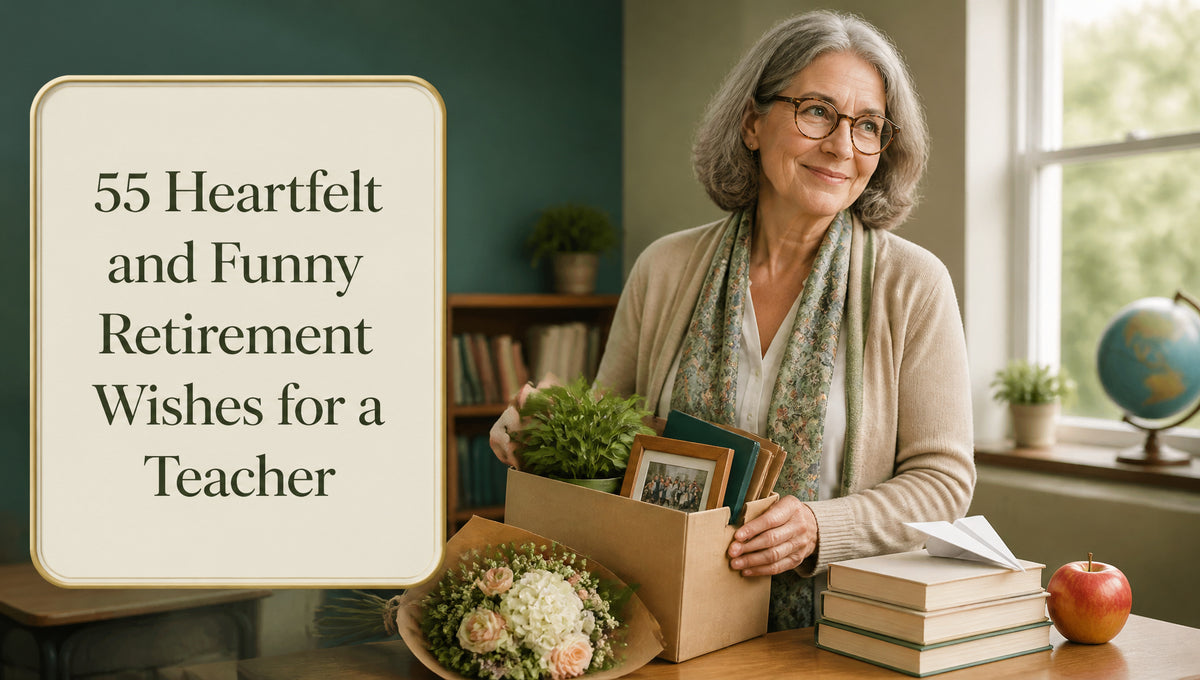 55 Heartfelt and Funny Retirement Wishes for a Teacher