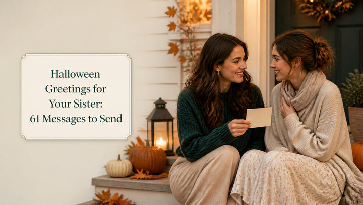 Halloween Greetings for Your Sister: 61 Messages to Send
