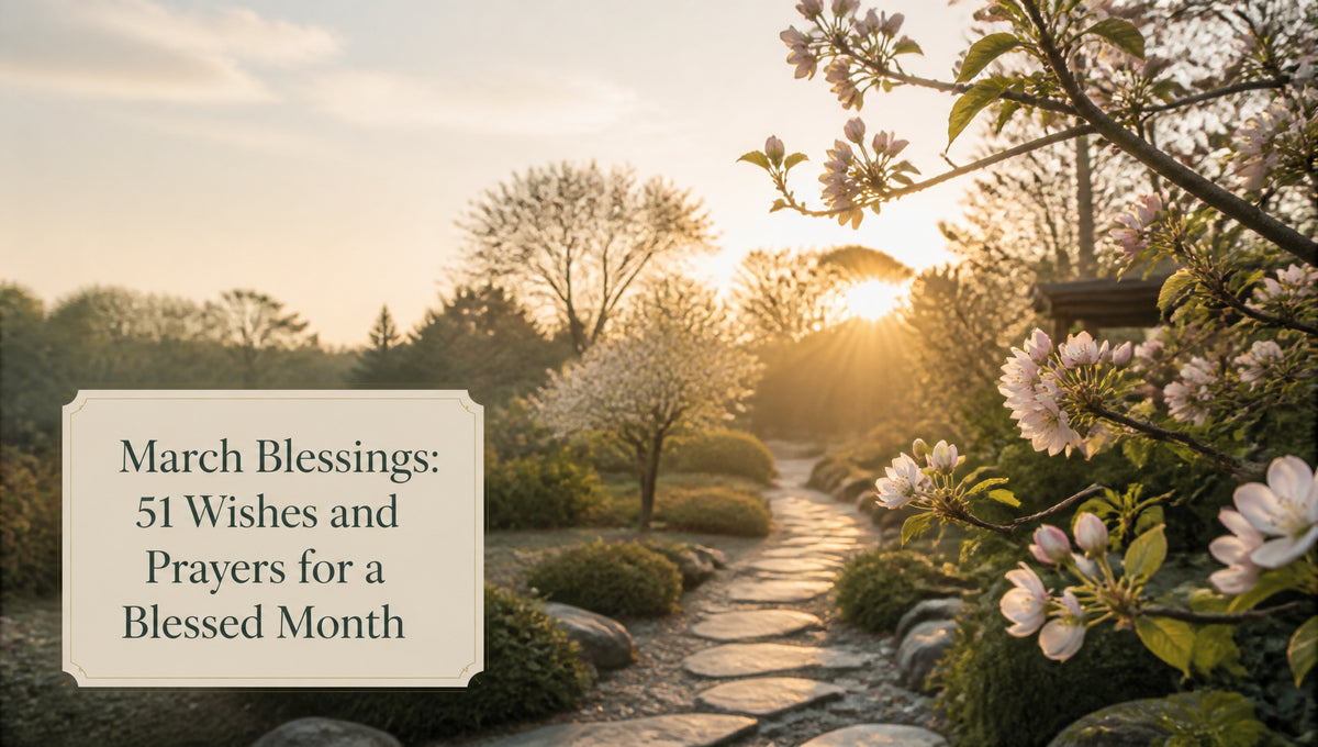 March Blessings: 51 Wishes and Prayers for a Blessed Month