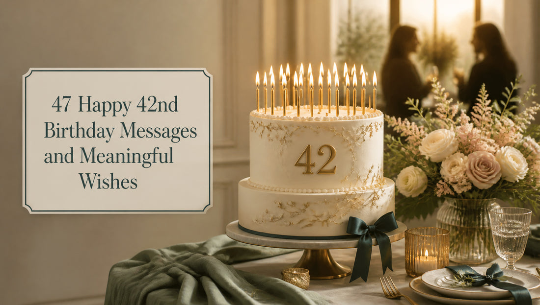 47 Happy 42nd Birthday Messages and Meaningful Wishes