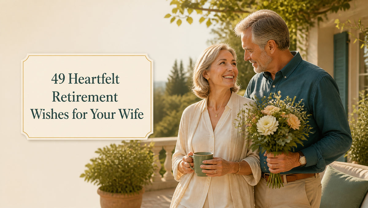 49 Heartfelt Retirement Wishes for Your Wife