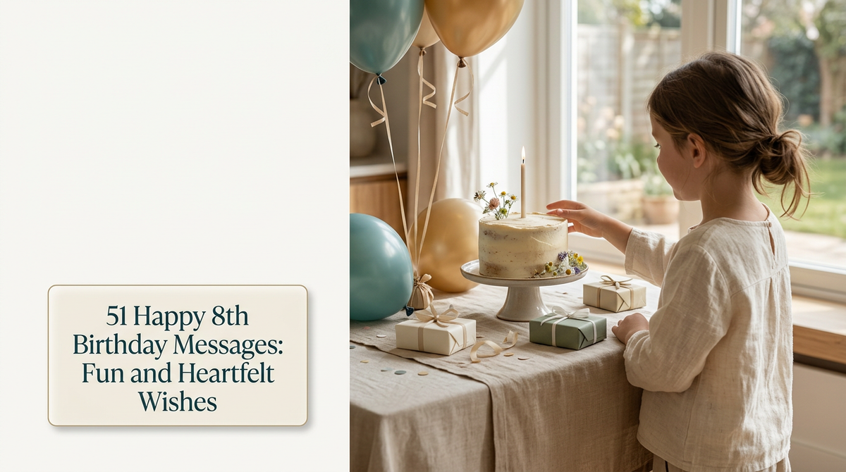 51 Happy 8th Birthday Messages: Fun and Heartfelt Wishes