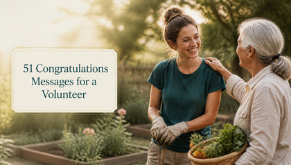 51 Congratulations Messages for a Volunteer