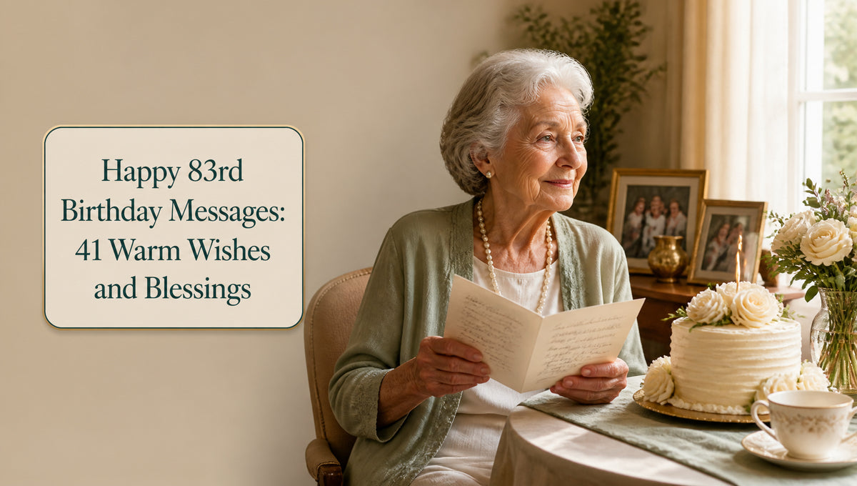 Happy 83rd Birthday Messages: 41 Warm Wishes and Blessings