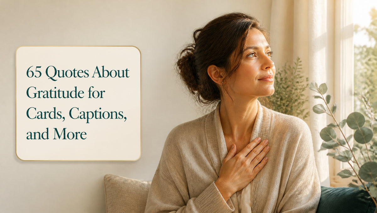 65 Quotes About Gratitude for Cards, Captions, and More