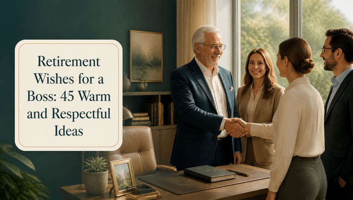 Retirement Wishes for a Boss: 45 Warm and Respectful Ideas