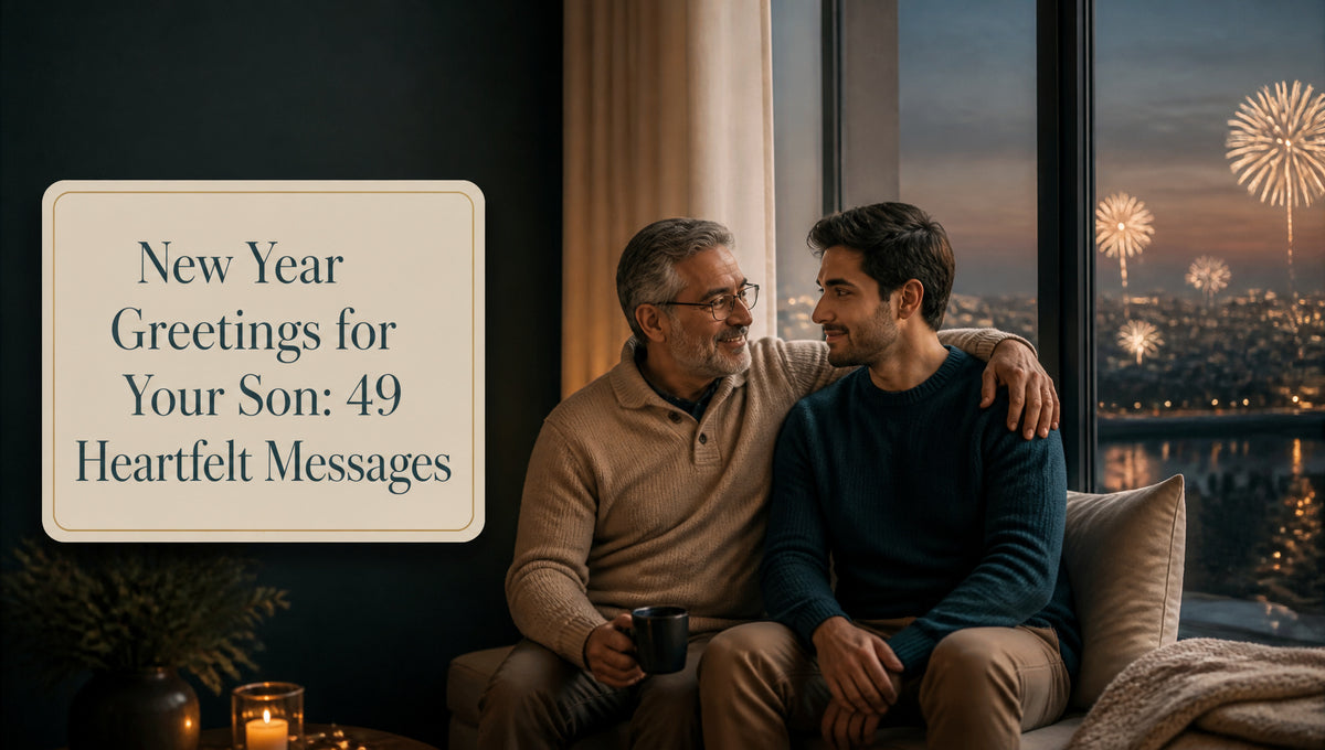 New Year Greetings for Your Son: 49 Heartfelt Messages