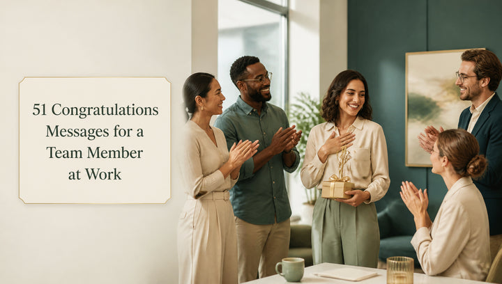 51 Congratulations Messages for a Team Member at Work