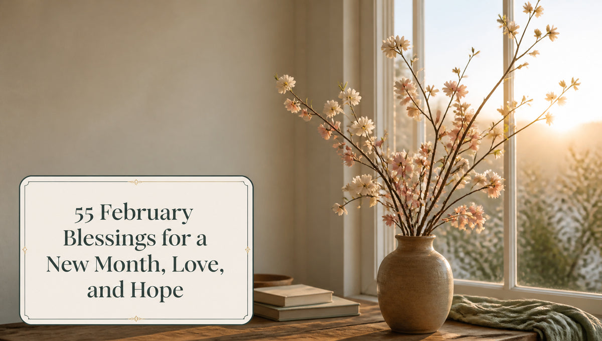 55 February Blessings for a New Month, Love, and Hope