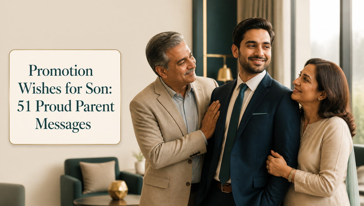 Promotion Wishes for Son: 51 Proud Parent Messages