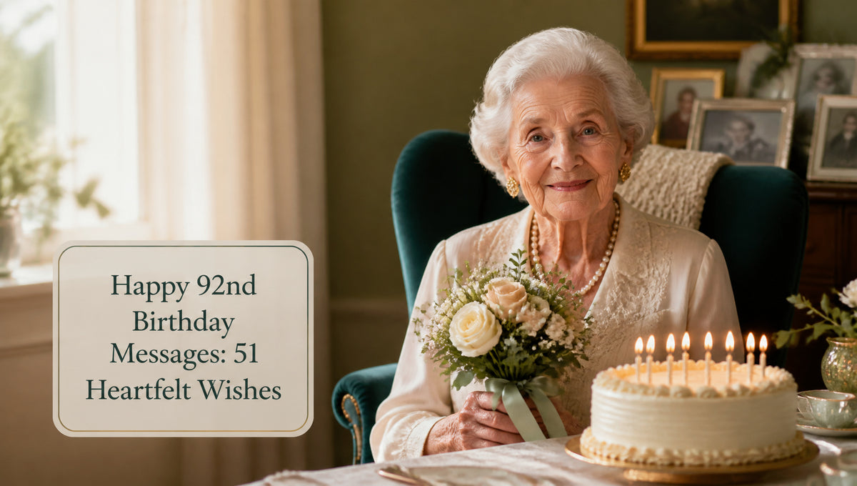 Happy 92nd Birthday Messages: 51 Heartfelt Wishes