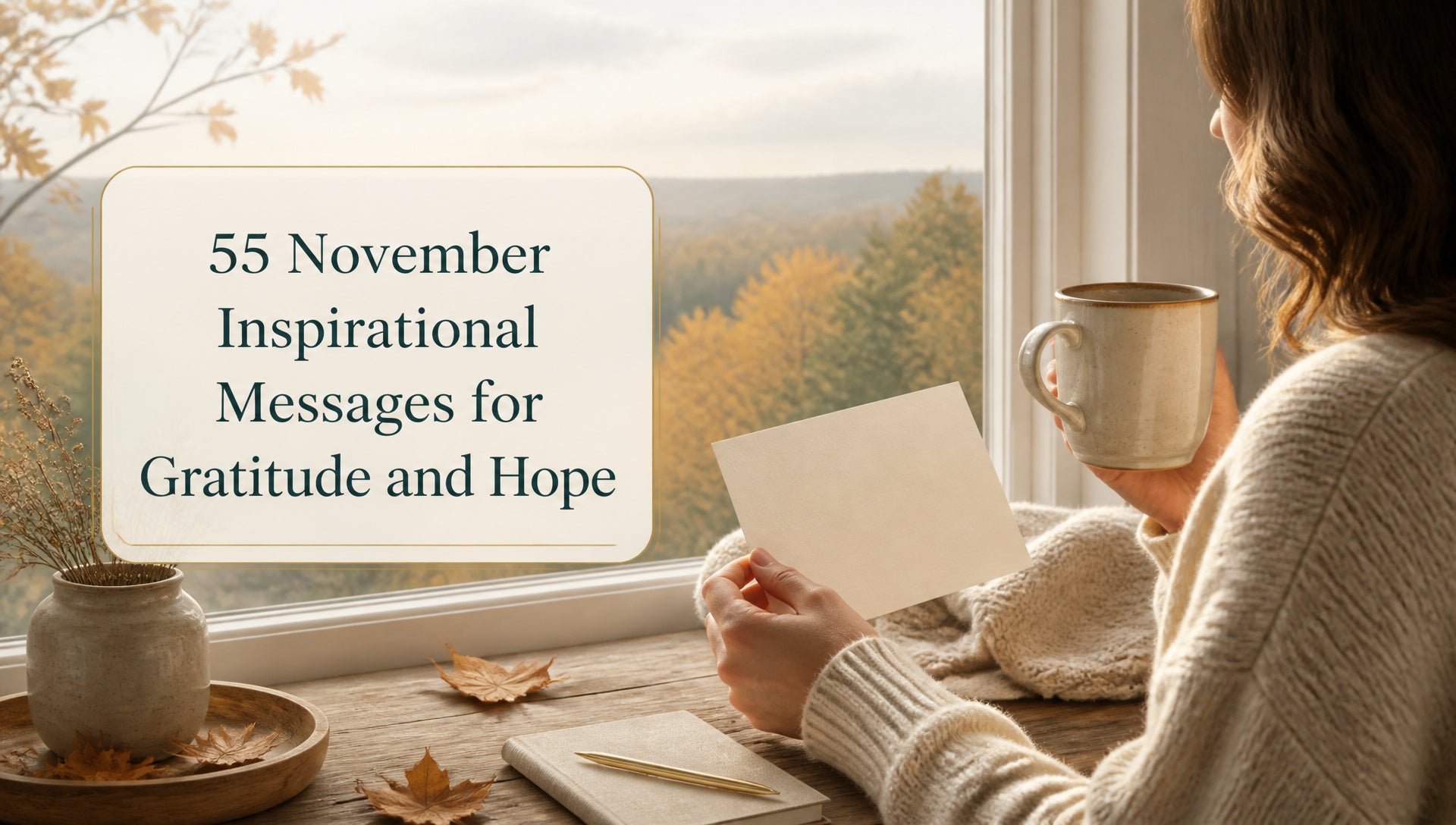 55 November Inspirational Messages for Gratitude and Hope ...