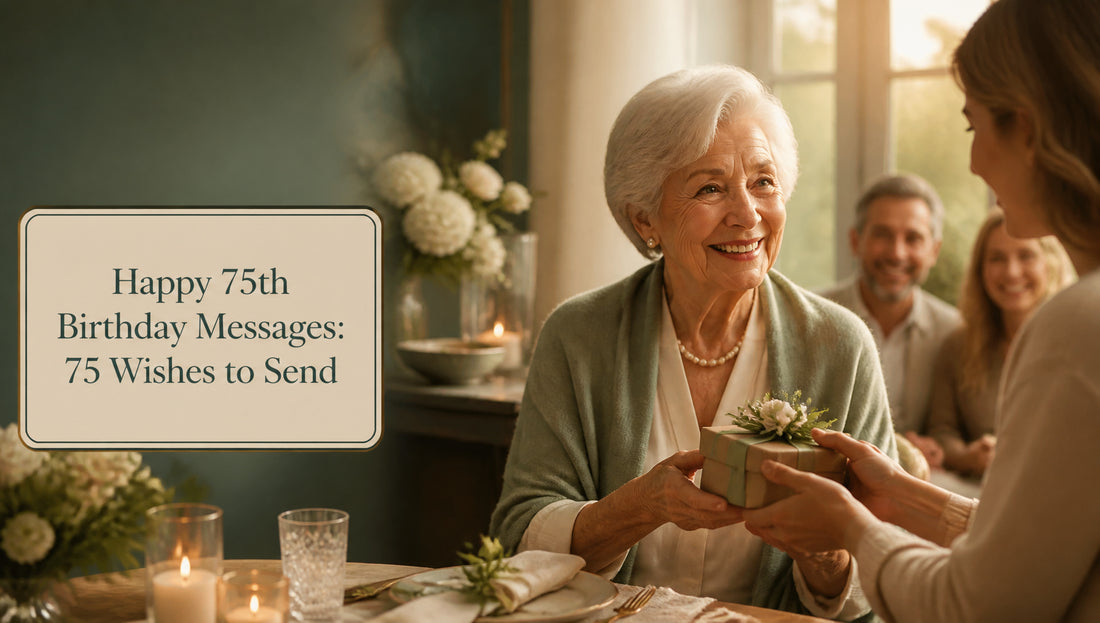 Happy 75th Birthday Messages: 75 Wishes to Send