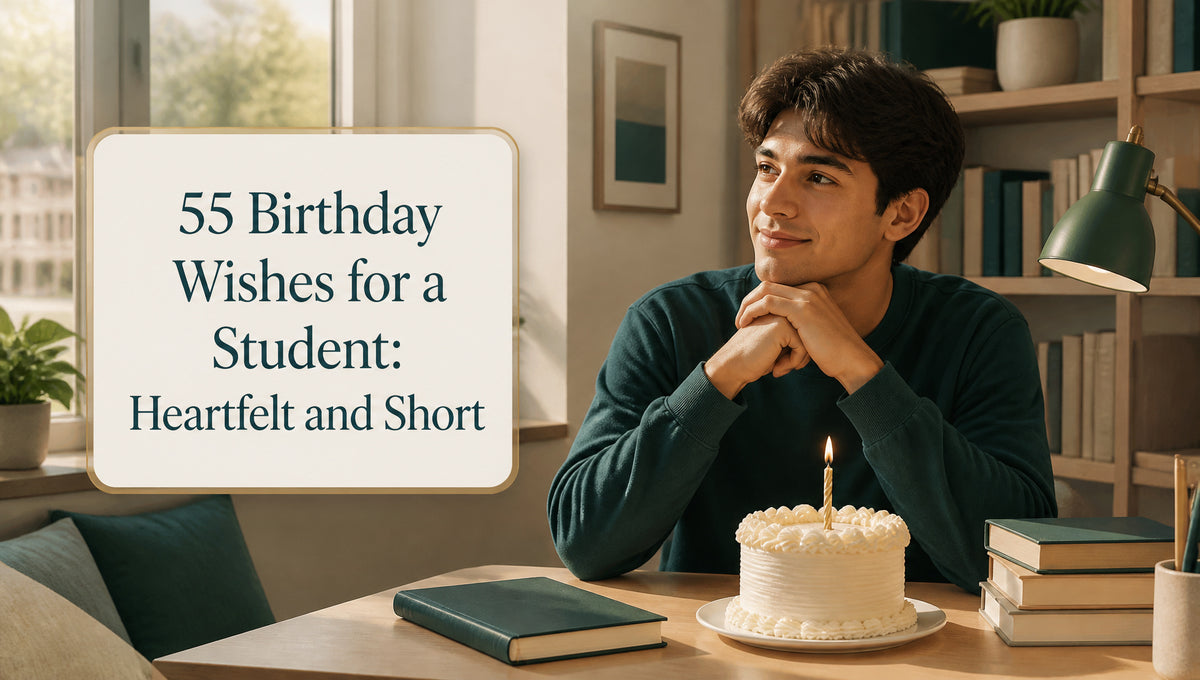 55 Birthday Wishes for a Student: Heartfelt and Short