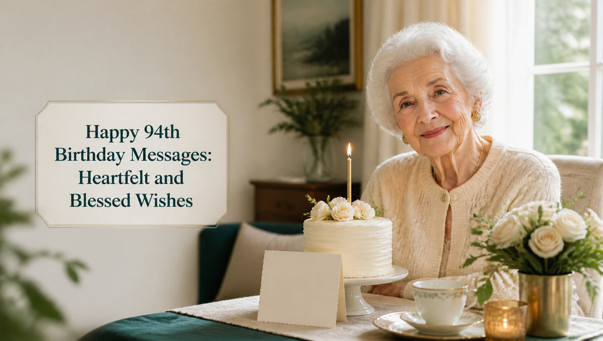 Happy 94th Birthday Messages: Heartfelt and Blessed Wishes