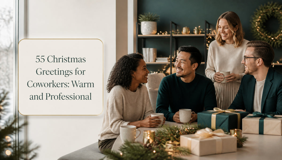 55 Christmas Greetings for Coworkers: Warm and Professional