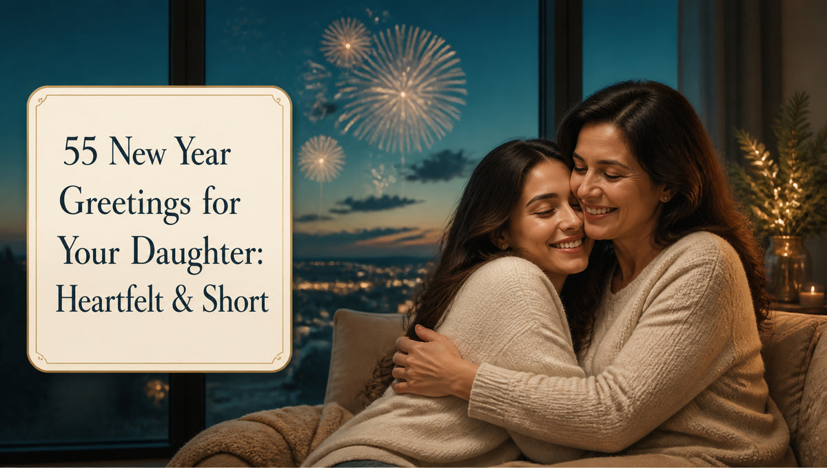 55 New Year Greetings for Your Daughter: Heartfelt & Short