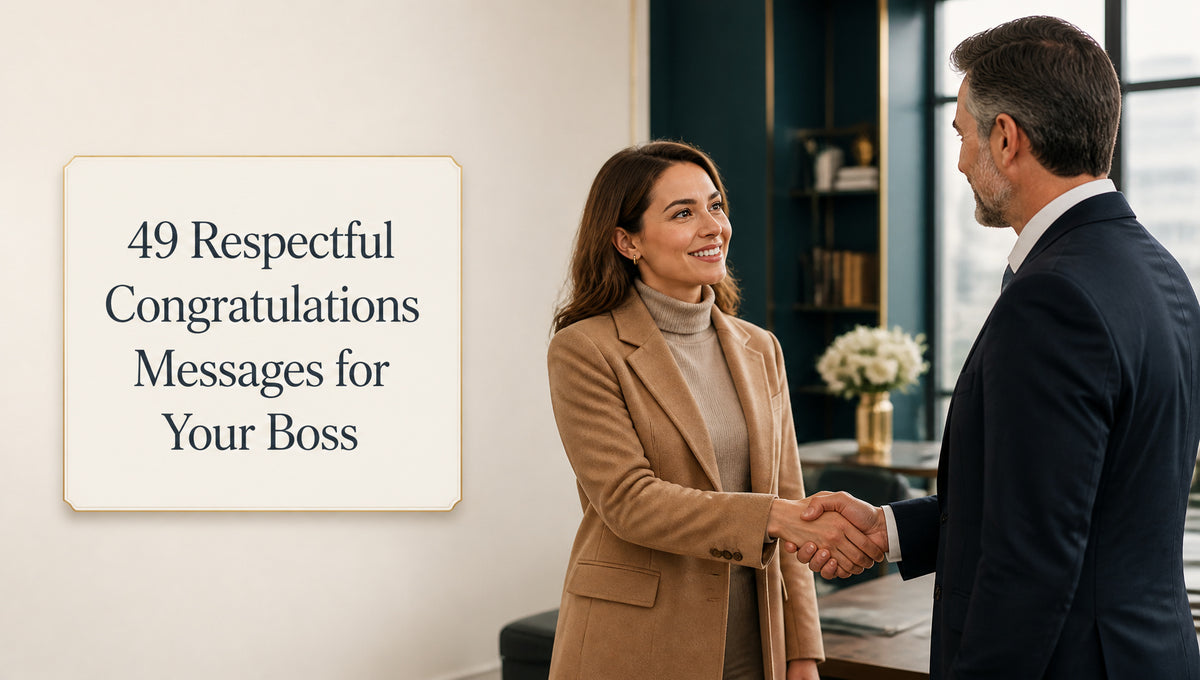 49 Respectful Congratulations Messages for Your Boss