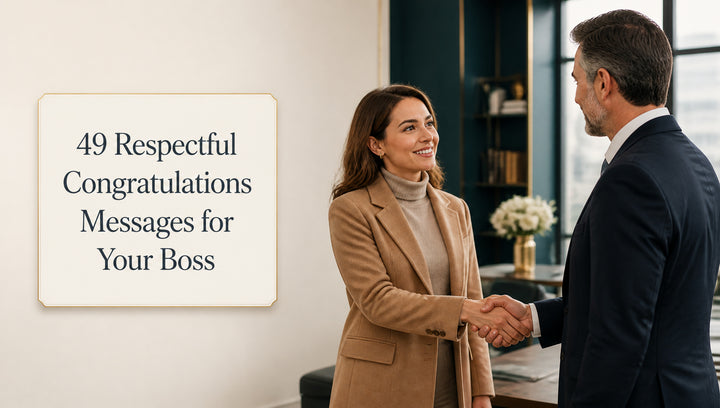 49 Respectful Congratulations Messages for Your Boss