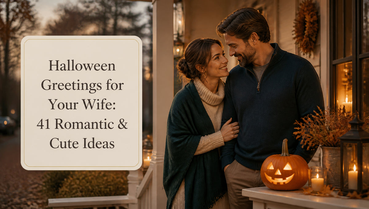 Halloween Greetings for Your Wife: 41 Romantic & Cute Ideas