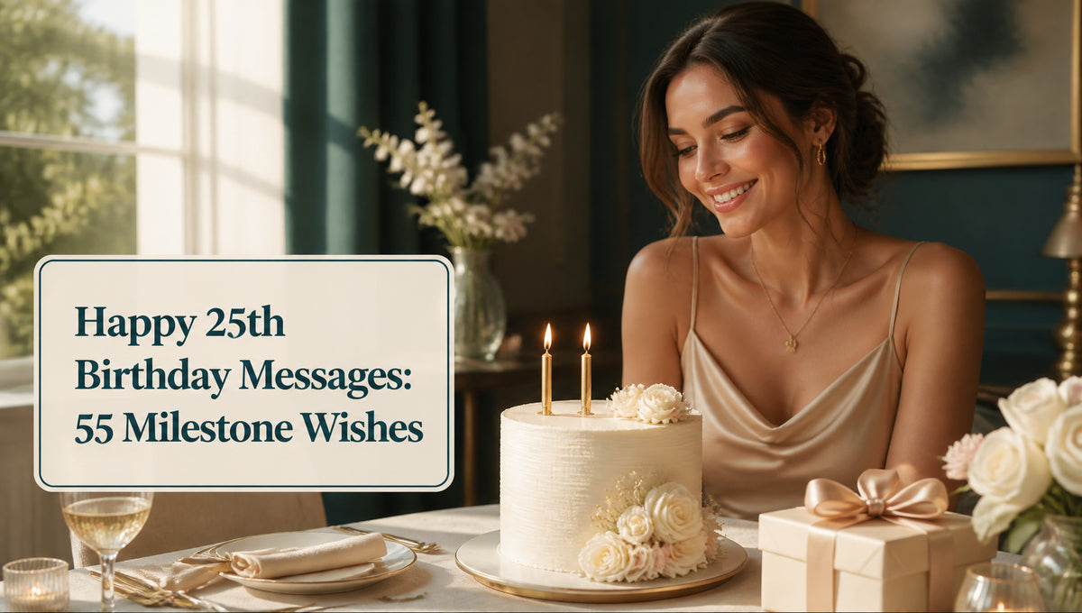 Happy 25th Birthday Messages: 55 Milestone Wishes