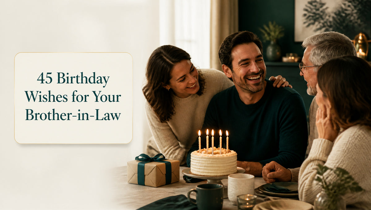 45 Birthday Wishes for Your Brother-in-Law