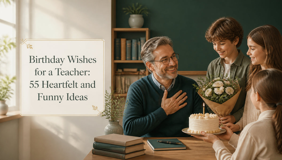 Birthday Wishes for a Teacher: 55 Heartfelt and Funny Ideas