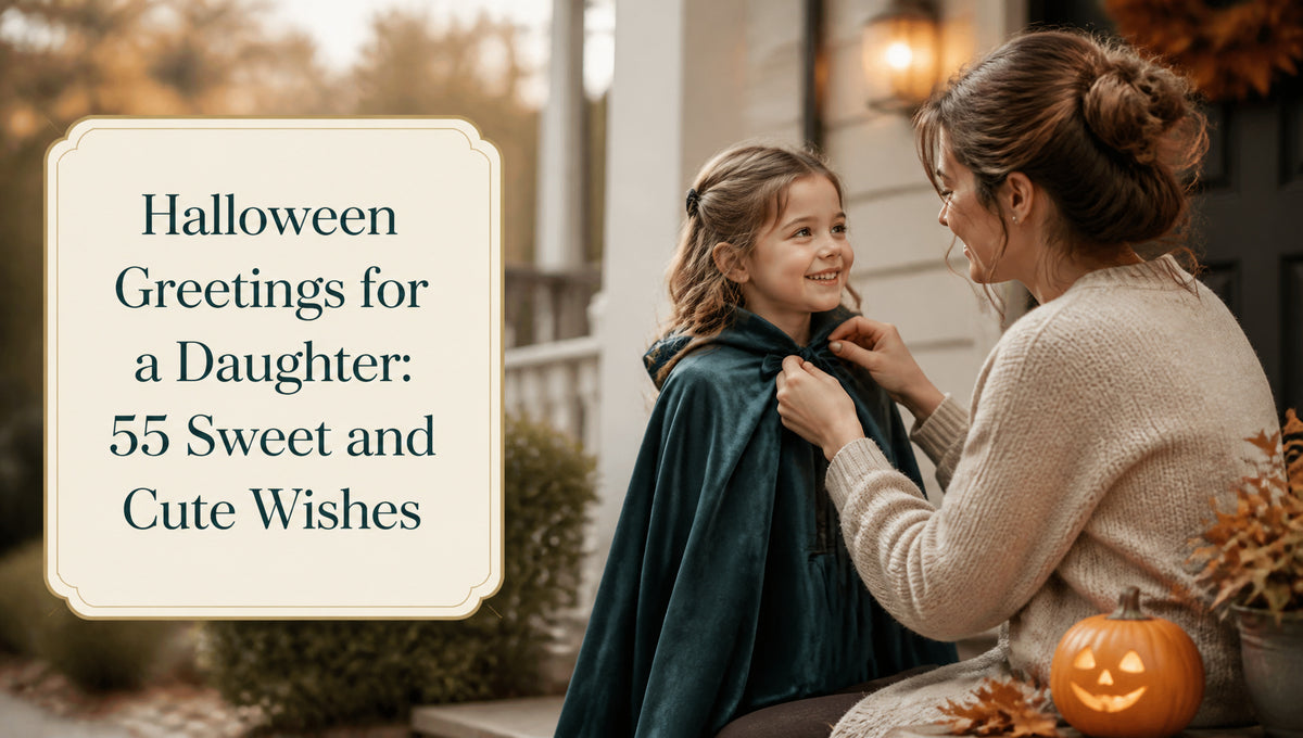 Halloween Greetings for a Daughter: 55 Sweet and Cute Wishes