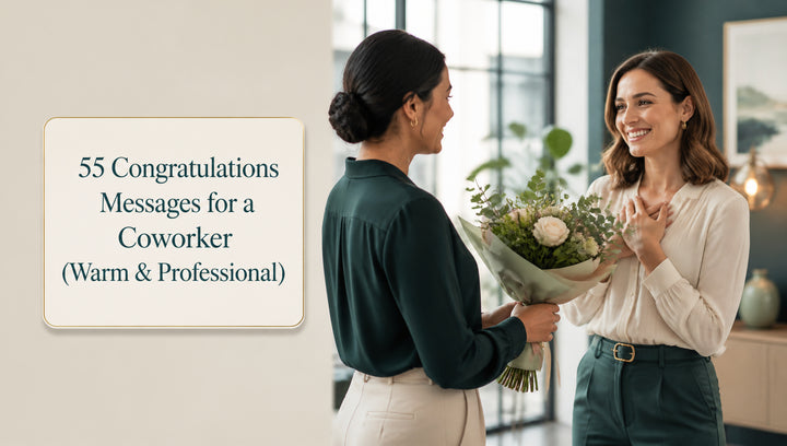 55 Congratulations Messages for a Coworker (Warm & Professional)