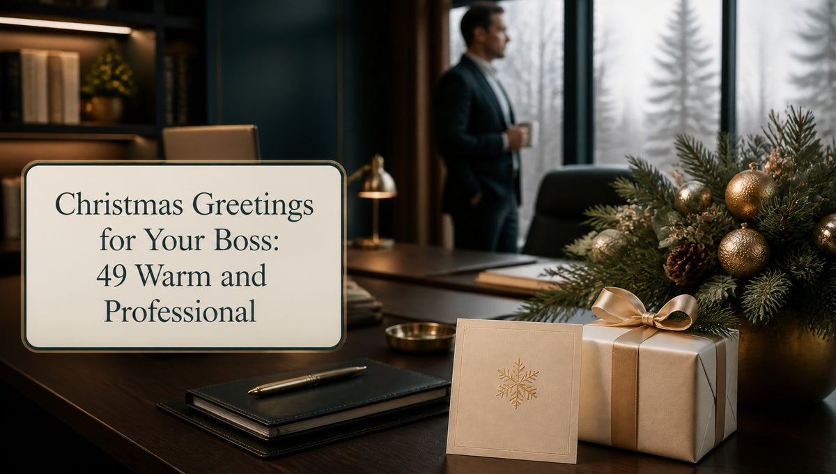 Christmas Greetings for Your Boss: 49 Warm and Professional